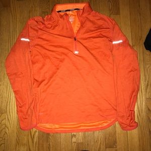Nike dryfit quarter zip running sweatshirt